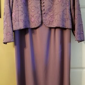 Avanti evening gown beaded jacket.